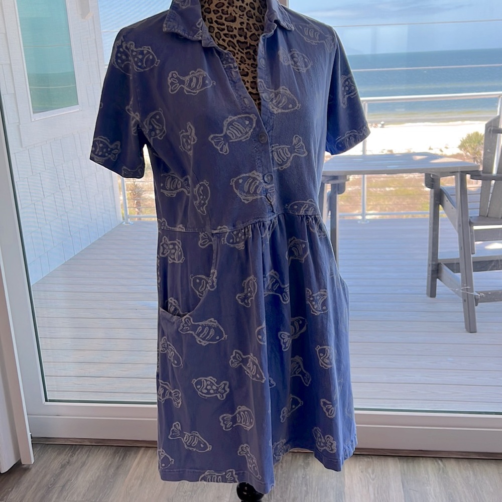 Fresh Produce Swim cover cotton dress with pockets! Excellent condition